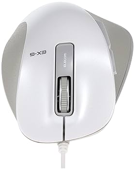 Amazon.co.jp: エレコム マウス 有線 Lサイズ 5ボタン (戻る